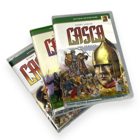 CASCA Abridged by Barry Sadler Audio Book Cassette Tape 2000 Novel Lot of 3 New - Picture 2 of 10